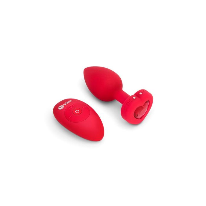 Vibrador B-Vibe Heart Rojo 2