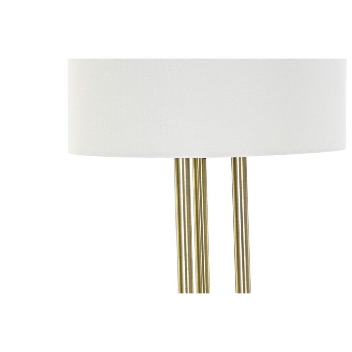 Lámpara de Pie DKD Home Decor Blanco Dorado Metal 50 W 220 V 33 x 33 x 165 cm 2 Lámpara de Pie DKD Home Decor Blanco Dorado Metal 50 W 220 V 33 x 33 x 165 cm 2