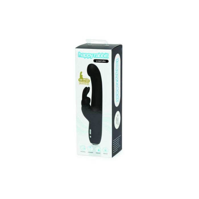 Vibrador conejito Happy Rabbit G-Spot Negro 5 Vibrador conejito Happy Rabbit G-Spot Negro 5