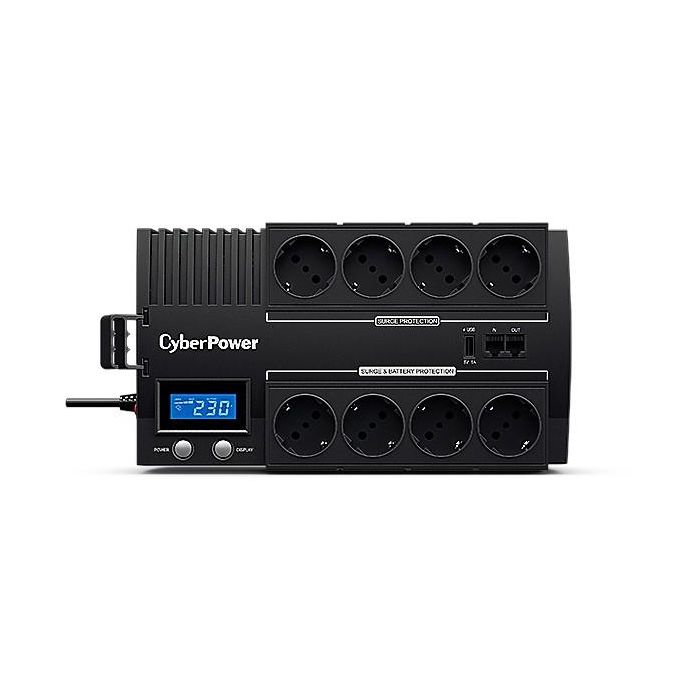 Cyberpower BR1200ELCD SAI Línea Interactiva 1200VA 720W, 8 Salidas Schuko, LCD, AVR, Protección Sobretensiones, USB, Formato Bloque 1 Cyberpower BR1200ELCD SAI Línea Interactiva 1200VA 720W, 8 Salidas Schuko, LCD, AVR, Protección Sobretensiones, USB, Formato Bloque 1