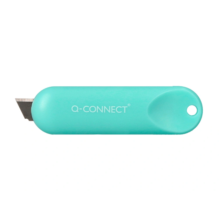 Q-connect Cuter de Seguridad Retractil Mini Plástico, Modelos y Colores Surtidos, Expositor 30 Unidades 2 Q-connect Cuter de Seguridad Retractil Mini Plástico, Modelos y Colores Surtidos, Expositor 30 Unidades 2