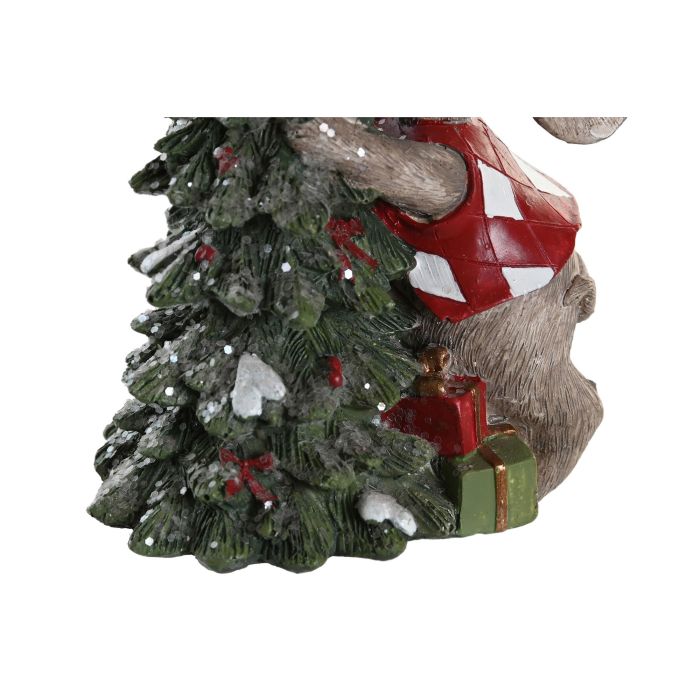 DKD Home Decor Figura Navidad Tradicional Ratón de Resina Rojo Rosa 6.5 x 11 x 10 cm (2 Unidades) 2 DKD Home Decor Figura Navidad Tradicional Ratón de Resina Rojo Rosa 6.5 x 11 x 10 cm (2 Unidades) 2