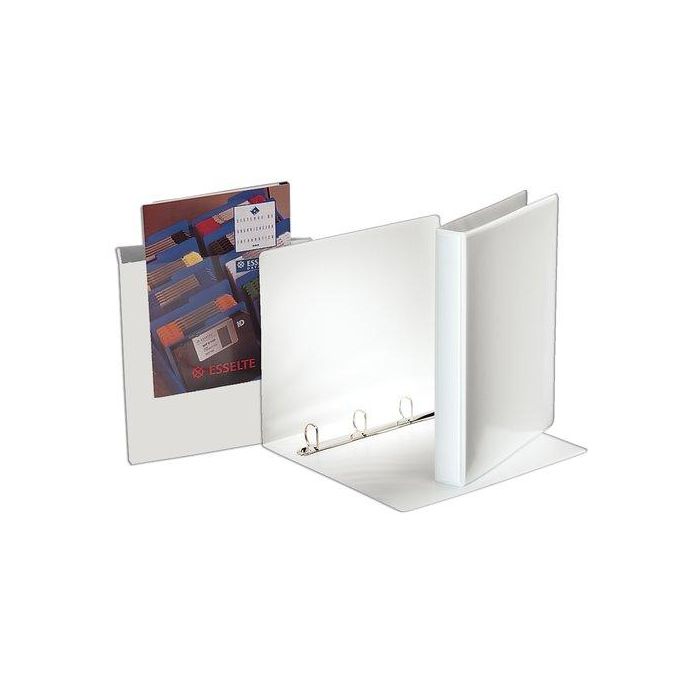Esselte Carpeta Canguro Básica Personalizable 4 Anillas Mixtas 25 mm A4 Pp Blanco