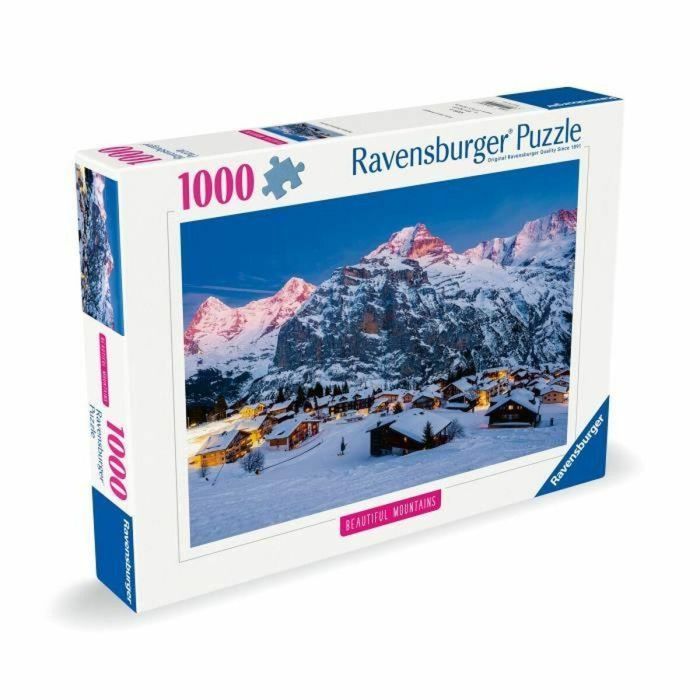 Puzzle de 1000 piezas Oberland bernés, Mürren (Destacados), Adultos y niños, Edad 14, Puzzle de alta calidad, 12000254, R 1