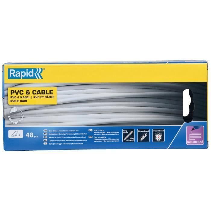 Rapid RAP4051661034268 Barras de pegamento Rápido, 12 mm, 48 barras, para PVC y Resina, uso Interior 5 Rapid RAP4051661034268 Barras de pegamento Rápido, 12 mm, 48 barras, para PVC y Resina, uso Interior 5