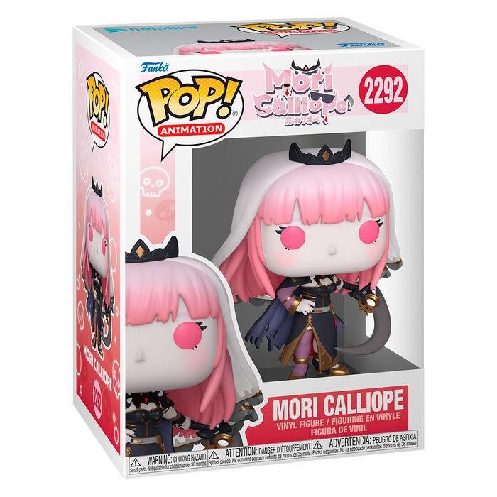 FUNKO Figura POP Hololive Mori Calliope Vinilo Funko POP en Caja Regalo