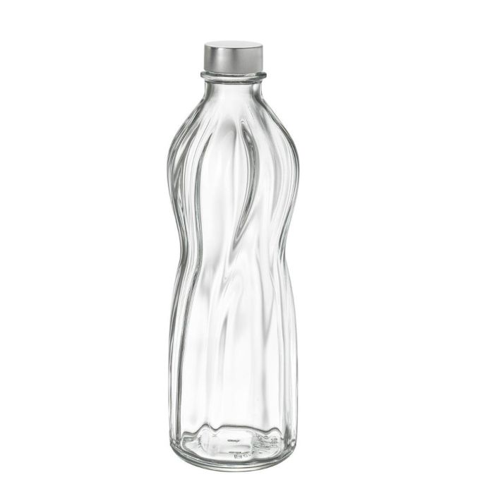Bormioli Rocco Botella Vidrio Aqua 0,75 cL (6 Unidades) con Relieve, Fabricada en Italia, Ecológica y Apta Lavavajillas 0 Bormioli Rocco Botella Vidrio Aqua 0,75 cL (6 Unidades) con Relieve, Fabricada en Italia, Ecológica y Apta Lavavajillas 0