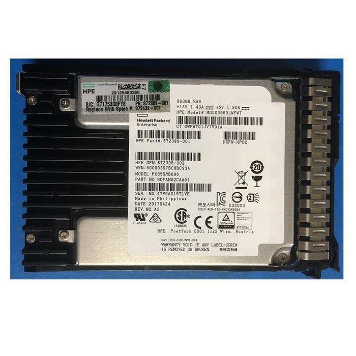 Hewlett Packard Enterprise 900GB SAS 12G SFF RI DS SC - Disco Duro de Sustitución HPE para Servidores y Almacenamiento, Calidad Garantizada