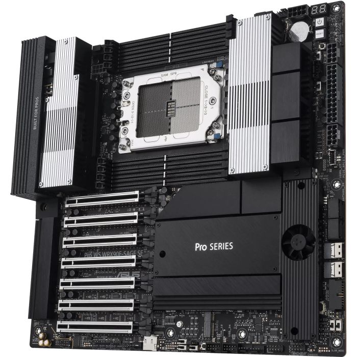 ASUS PRO WS WRX90E-SAGE SE Placa Base EEB para AMD Ryzen Threadripper PRO 7000 WX-Series Socket sTR5 DDR5 4
