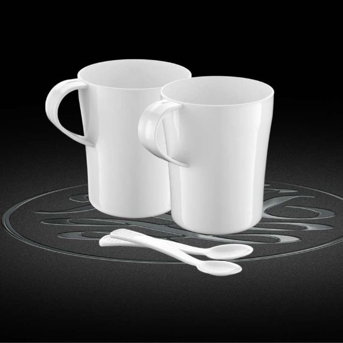 Russell Hobbs Hervidor Travel 23840-70, Hervidor de Viaje 0.85L, Blanco, Compacto y Ligero con Tazas Incluidas 5