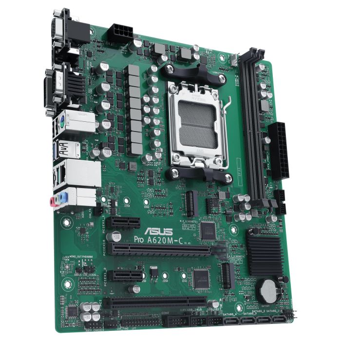 ASUS Placa Base A620M-C-CSM mATX Socket AM5 para AMD Ryzen 7000 Series DDR5 3