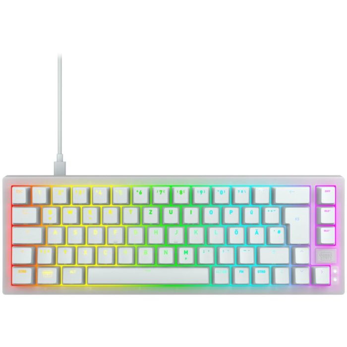 Xtrfy K5V2 Cherry MX2A RGB Teclado Gaming Compacto Rojo [DE] Blanco