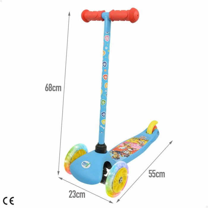 Patinete Scooter The Paw Patrol Goma Metal Plástico 3 Patinete Scooter The Paw Patrol Goma Metal Plástico 3
