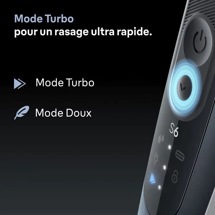 Braun Afeitadora Eléctrica Serie 6 8700216645362 Negra 60 Minutos Duración Batería Carga Rápida 2