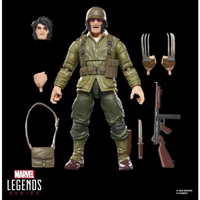 Figura Wolverine Wwil Logan Marvel Legends Series 15cm 7 Figura Wolverine Wwil Logan Marvel Legends Series 15cm 7