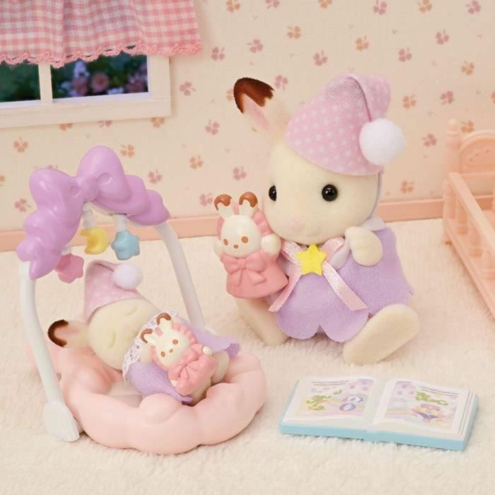 Figura Articulada Sylvanian Families Las hermanas conejitas de chocolate: hora de dormir Niña 3 Figura Articulada Sylvanian Families Las hermanas conejitas de chocolate: hora de dormir Niña 3
