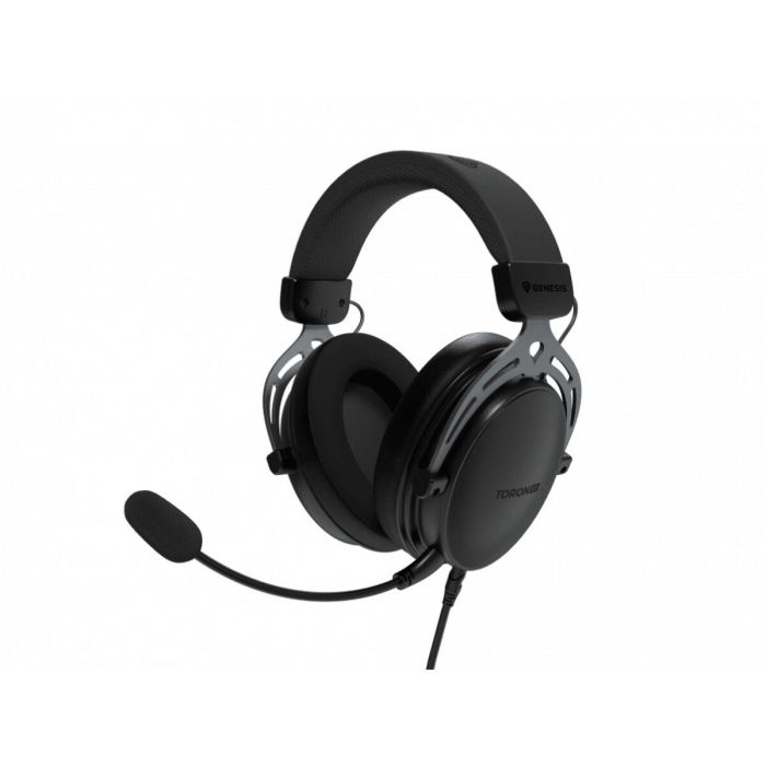 GENESIS Toron 531 Auriculares Gaming Alámbricos Diadema con Micrófono Boom Extraíble, Transductores 50mm, Multiplataforma, Negro