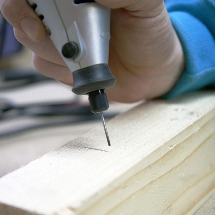 Koma Tools MR-170 Herramienta Multiusos Rotativa 170W con 190 Accesorios y Cable Flexible, Verde/Plateado, 23.5 x 7 cm 5