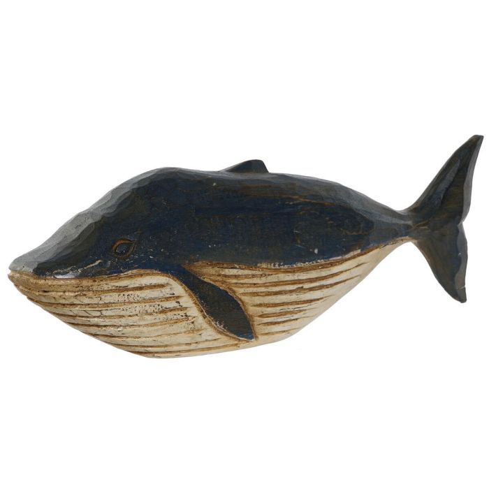 Figura Atlantico DKD Home Decor Azul Marino Blanco 7 x 12 x 40 cm