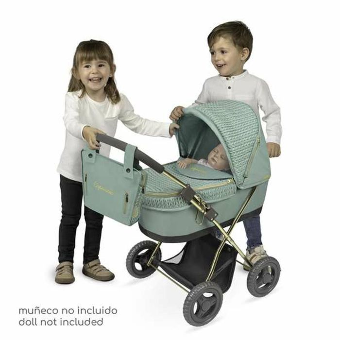 Decuevas Coche de muñeca plegable Capriccio con sombrilla y bolso para muñecas de hasta 48 cm 38x65x60 cm 8