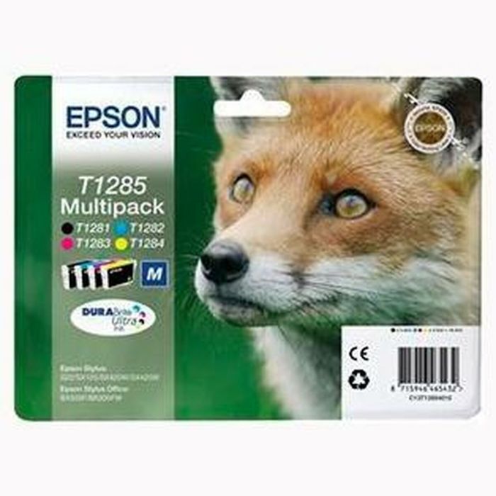 Cartucho de Tinta Original Epson Stylus S22/SX125/SX 235W/420W/425W/Office BX305 Negro/Cian/Magenta/Amarillo (8 Unidades) 1