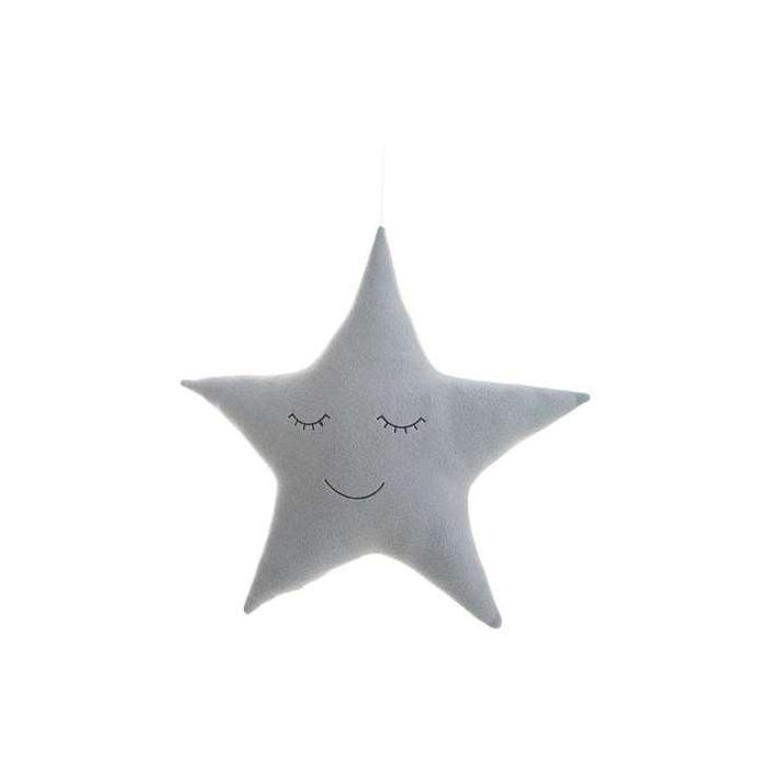 Cojín/parachoques cuna estrella polar gris 51 x51 cm Cojín/parachoques cuna estrella polar gris 51 x51 cm