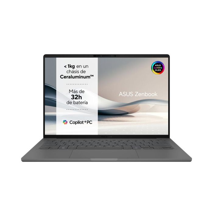 Asus Zenbook A14 UX3404QA-QD412W Portátil 14" OLED WUXGA, 512 GB SSD, 32 GB RAM, Windows 11 Home, Qualcomm Snapdragon X X1 5 Asus Zenbook A14 UX3404QA-QD412W Portátil 14" OLED WUXGA, 512 GB SSD, 32 GB RAM, Windows 11 Home, Qualcomm Snapdragon X X1 5
