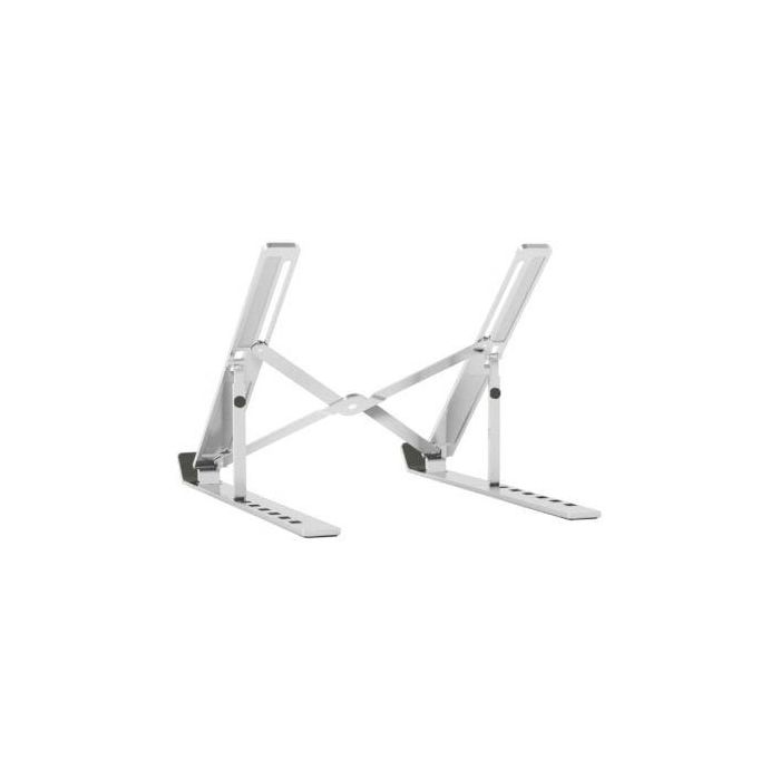 Aisens Soporte Ajustable Ergonómico para Portátil y Tablet, 7 Alturas, Aleación de Aluminio, Plata 1 Aisens Soporte Ajustable Ergonómico para Portátil y Tablet, 7 Alturas, Aleación de Aluminio, Plata 1