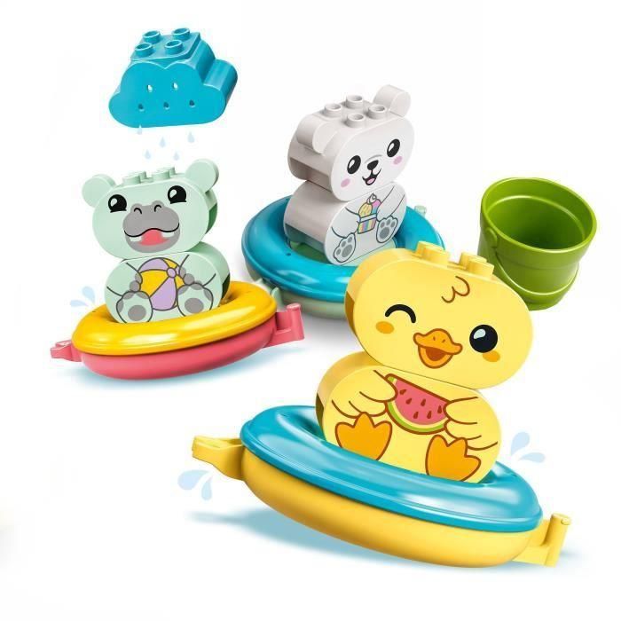 LEGO 10965 DUPLO Juguete de baño: tren de animales flotante, juego de bañera para bebés y niños a partir de 1,5 años con pato 1 LEGO 10965 DUPLO Juguete de baño: tren de animales flotante, juego de bañera para bebés y niños a partir de 1,5 años con pato 1