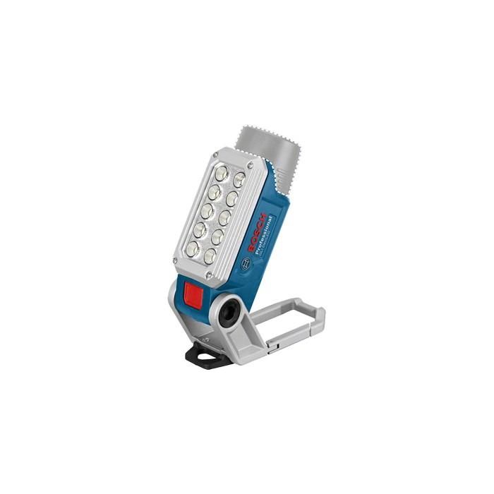 Bosch Professional GLI 12V-330 Lámpara Inalámbrica LED 12V Potente con 10 Leds | Linterna Trabajo Compacta Sin Batería