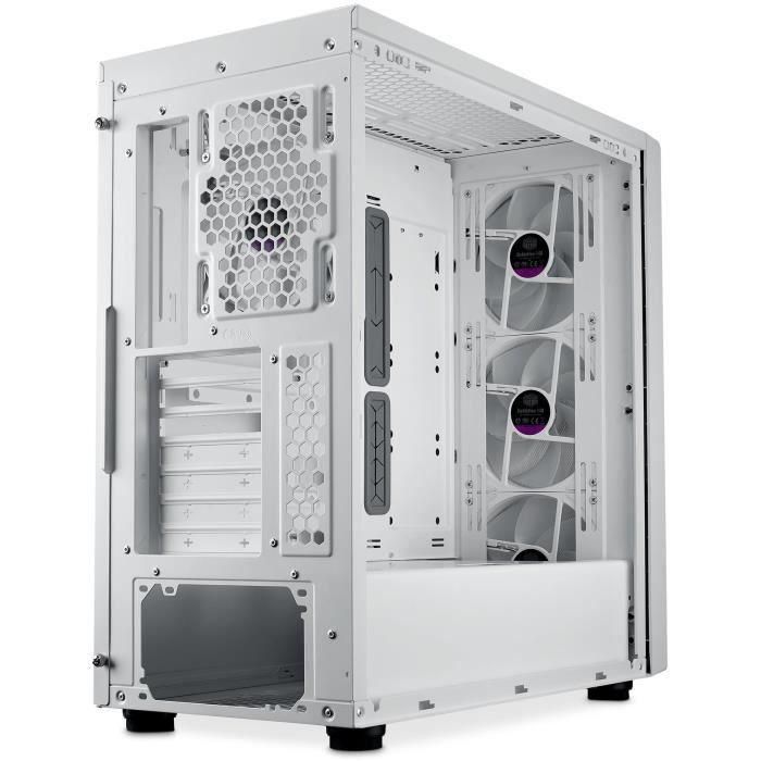 Cooler Master MasterBox 600 White - Torre PC Blanco ATX con Ventana Lateral, Iluminación RGB, MB600-WGNN-S00 4 Cooler Master MasterBox 600 White - Torre PC Blanco ATX con Ventana Lateral, Iluminación RGB, MB600-WGNN-S00 4