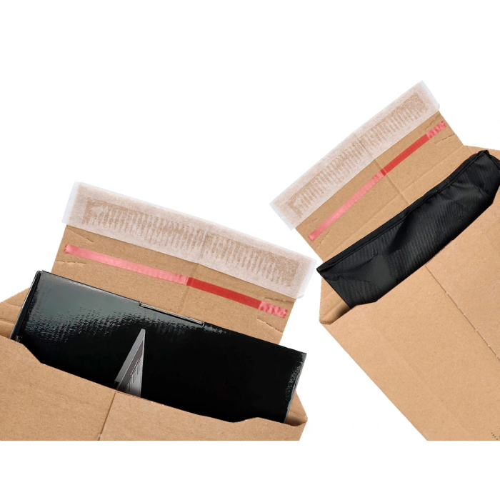 Q-connect Sobre de cartón reciclado 100% Kraft autoadhesivo 314x252x72 mm para envíos 7