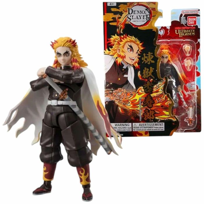 Bandai BAN1736489429386 Figura articulada Ultimate Legends HD Demon Slayer Kyojuro Rengoku 12 cm 10