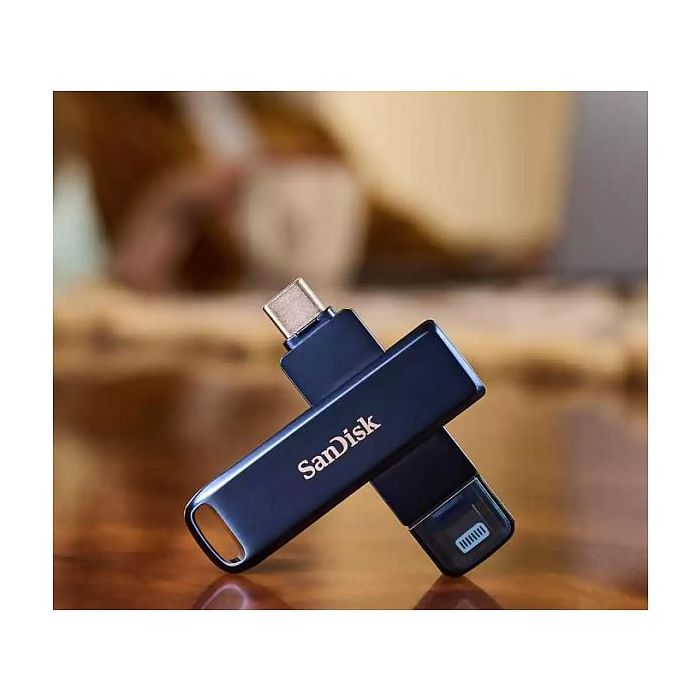 Sandisk iXpand 64 GB USB Type-C / Lightning 3.2 Gen 1 90 MB/s Azul 4 Sandisk iXpand 64 GB USB Type-C / Lightning 3.2 Gen 1 90 MB/s Azul 4