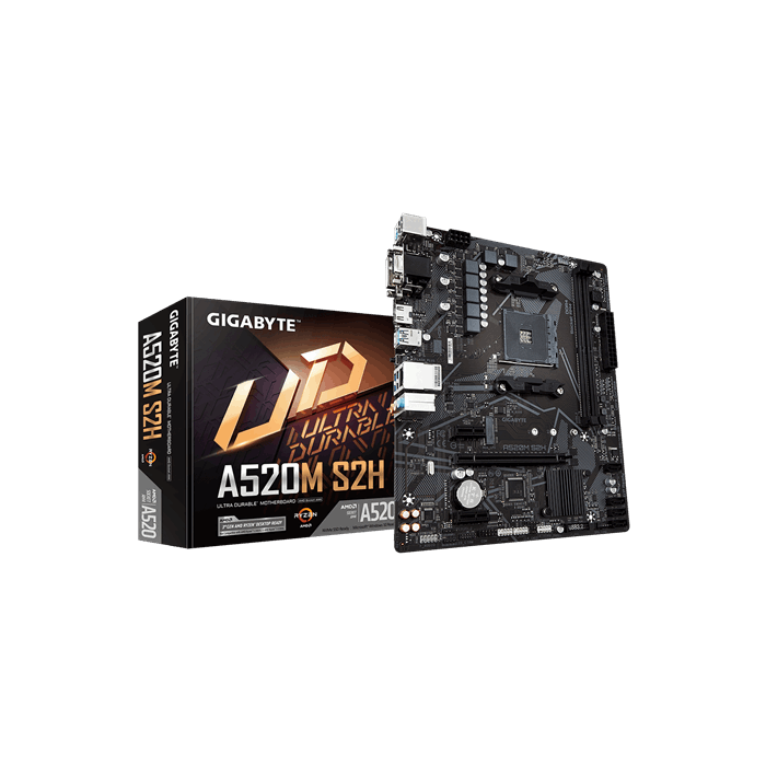 Placa Base Gigabyte A520M S2H mATX AM4 AMD Socket AM4