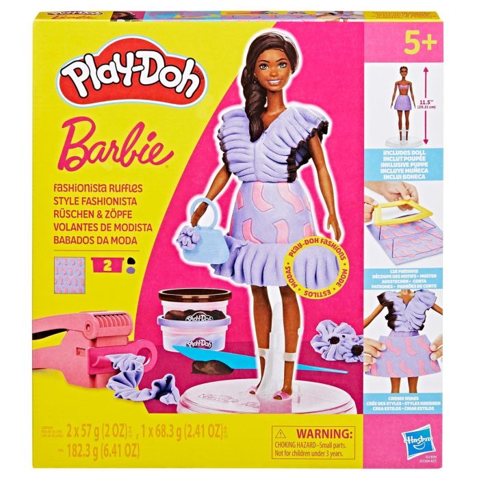 Barbie Play-Doh G1354 Diseñador de Muñecas – Kit de Diseño Creativo de Modas para Niñas +5 Años 2 Barbie Play-Doh G1354 Diseñador de Muñecas – Kit de Diseño Creativo de Modas para Niñas +5 Años 2