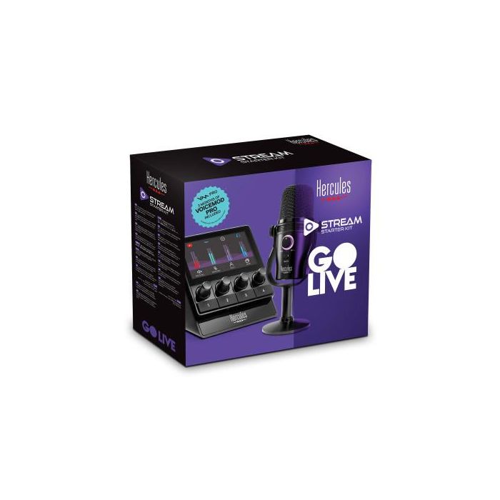 Hercules STREAM STARTER KIT - Control de voz y audio para streaming con micrófono HUD-600 USB Dynamic, 4781068 5 Hercules STREAM STARTER KIT - Control de voz y audio para streaming con micrófono HUD-600 USB Dynamic, 4781068 5
