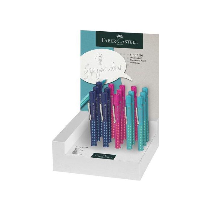 Portaminas Faber-Castell Grip 2010 0.5Mm Expositor De 15