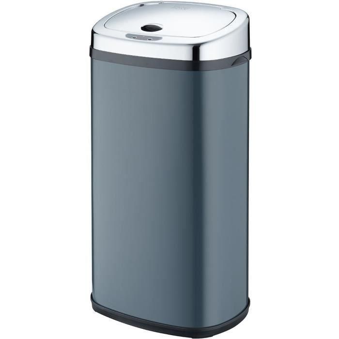 Kitchen Move Papelera Cocina Automática 42L Gris, Acero Inoxidable, Sensor Infrarrojos, Apertura Automática, 32x25x64 cm Kitchen Move Papelera Cocina Automática 42L Gris, Acero Inoxidable, Sensor Infrarrojos, Apertura Automática, 32x25x64 cm