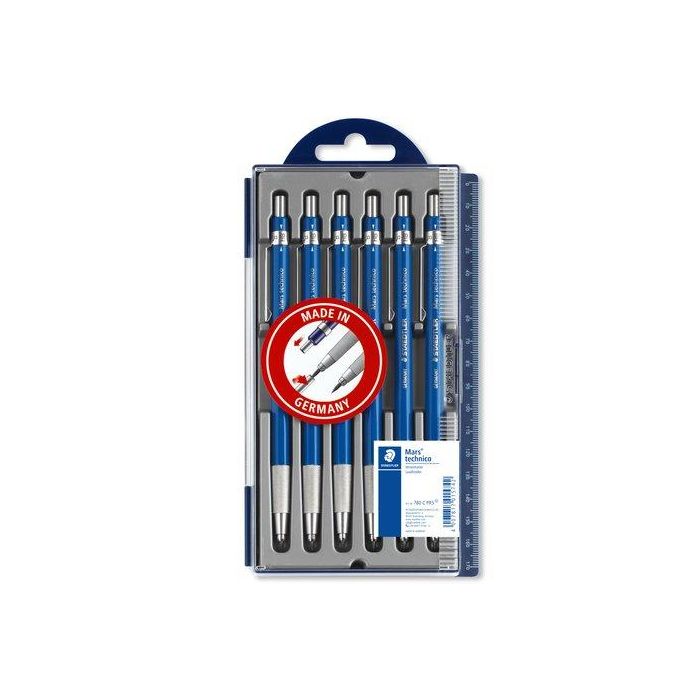 Portaminas Staedtler 780 Mars Technico 2,0 Mm Estuche De 6 (5+1)
