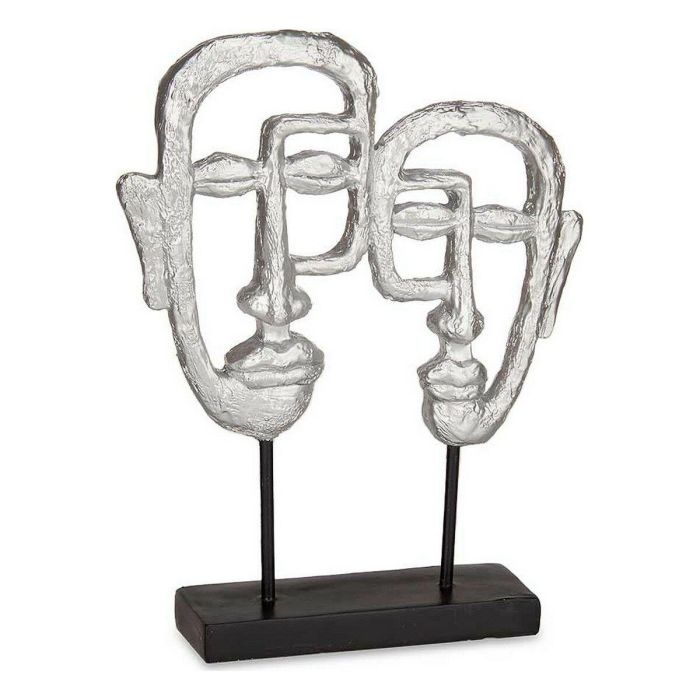 Giftdecor Cara Doble Con Base Plata - 27x32.5x10.5 cm (4 Unidades)