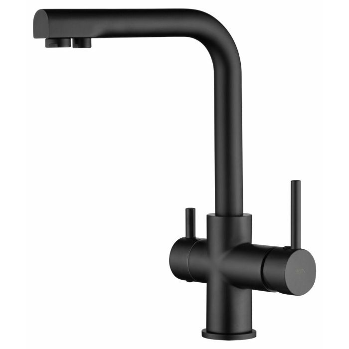 Grifo Bimando Imex GOS004NG MARSELLA OSMOSIS NEGROM Negro Acero Inoxidable
