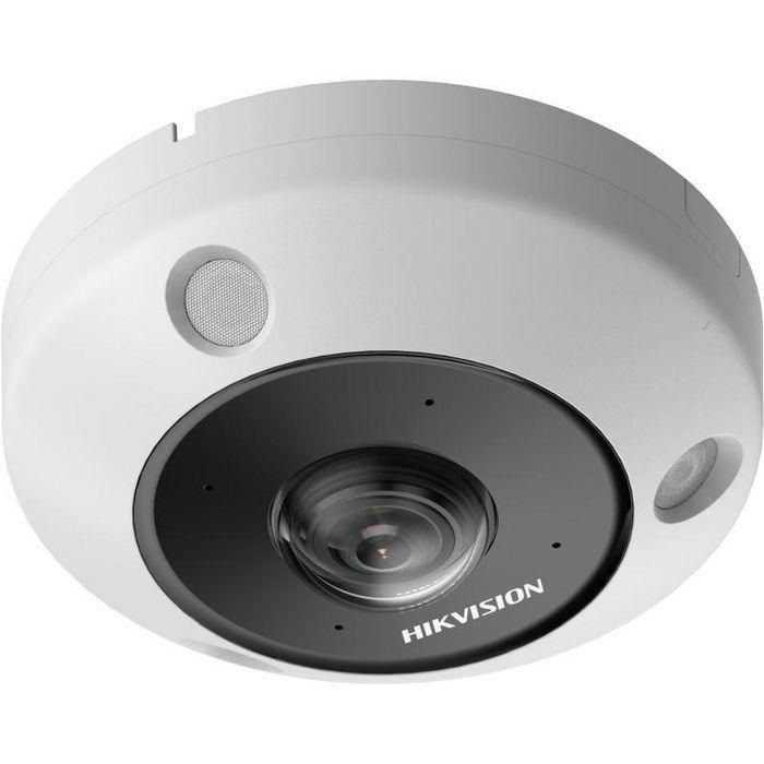 Hikvision Cámara IP fisheye 6M DeepinView 1.27mm IR15 DWDR IK10 IP67 12V/PoE. Audio, alarma 4 Hikvision Cámara IP fisheye 6M DeepinView 1.27mm IR15 DWDR IK10 IP67 12V/PoE. Audio, alarma 4