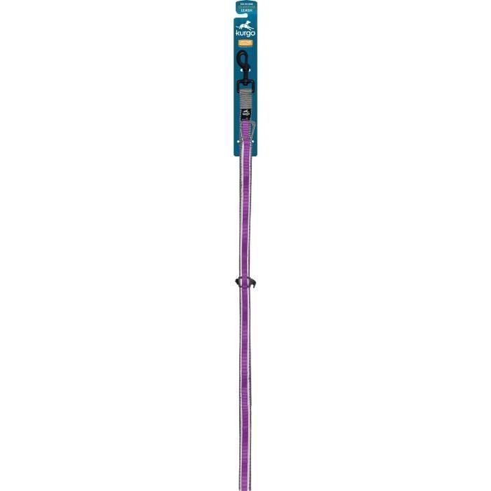 Kurgo KUR0729849177475 Correa manos libres Quantum, 6 posiciones, ajustable 120-180 cm, morado 2