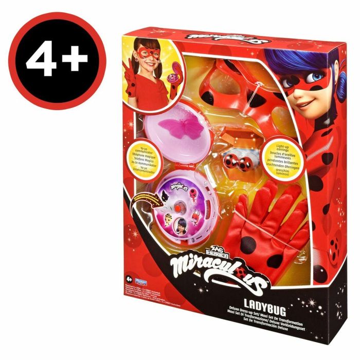 Bandai Set de Transformación de Lujo Ladybug P50619 Miraculous 1 Bandai Set de Transformación de Lujo Ladybug P50619 Miraculous 1