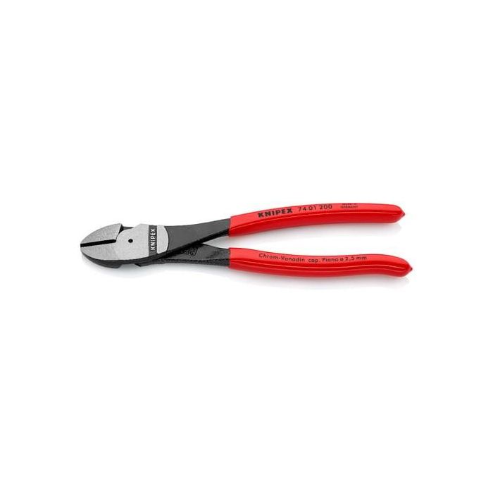 KNIPEX Kraft-Seitenschneider 200 mm. Kunststoff berzogen 0 KNIPEX Kraft-Seitenschneider 200 mm. Kunststoff berzogen 0