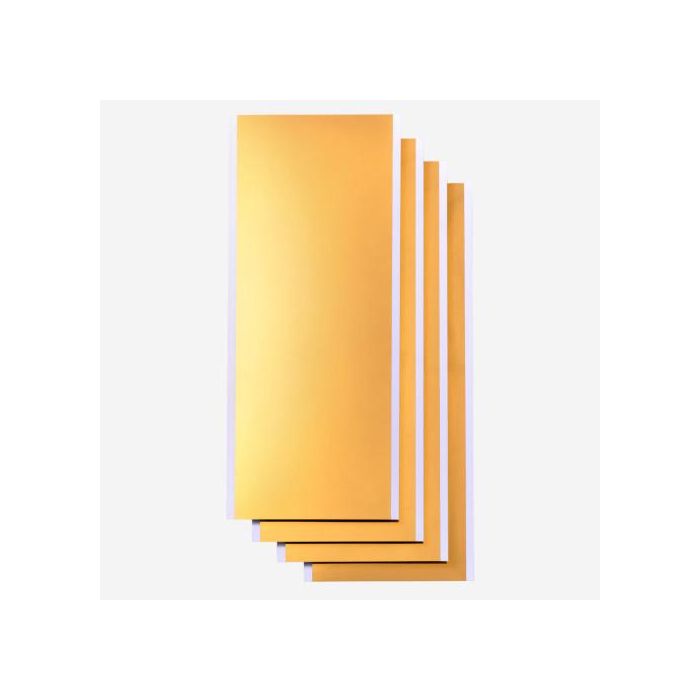Cricut 2010043 Lámina de vinilo de transferencia térmica liso, Oro, 140 mm x 330 mm, 4 hojas 1 Cricut 2010043 Lámina de vinilo de transferencia térmica liso, Oro, 140 mm x 330 mm, 4 hojas 1