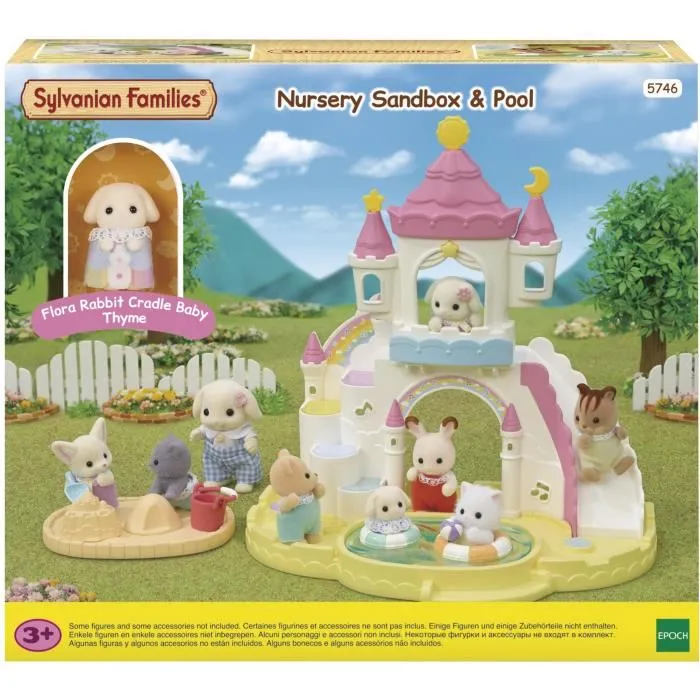 Sylvanian Families SYL1710444931824 El arenero y la piscina para bebés 1