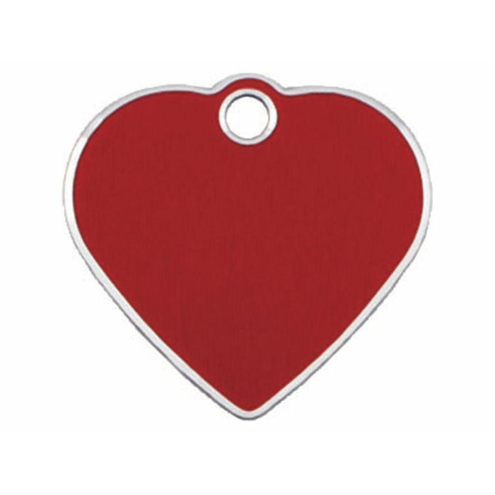 Placa identificativa Imarc Heart Rojo