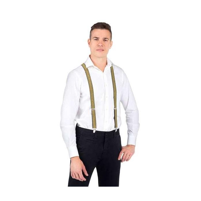 Tirantes dorados brillantes one size 2 Tirantes dorados brillantes one size 2
